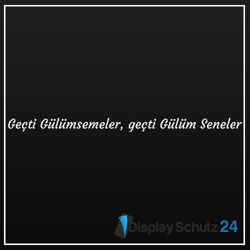 Geçti Gülümsemeler, geçti Gülüm Seneler - Sticker