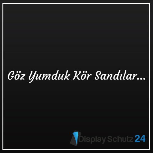 Göz Yumduk Kör Sandilar... - Sticker