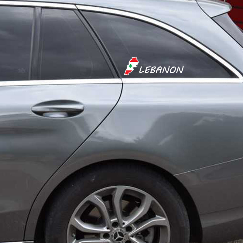 Lebanon - Sticker Farbe