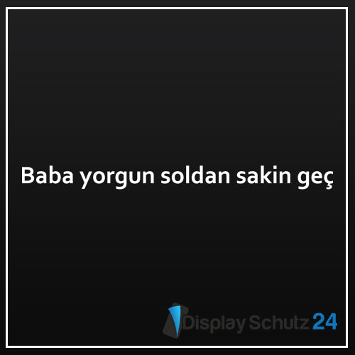 Baba yorgun soldan sakin gec - Sticker