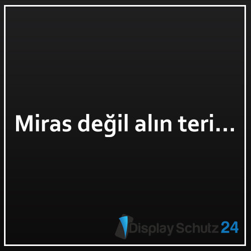 Miras degil alin teri... - Sticker