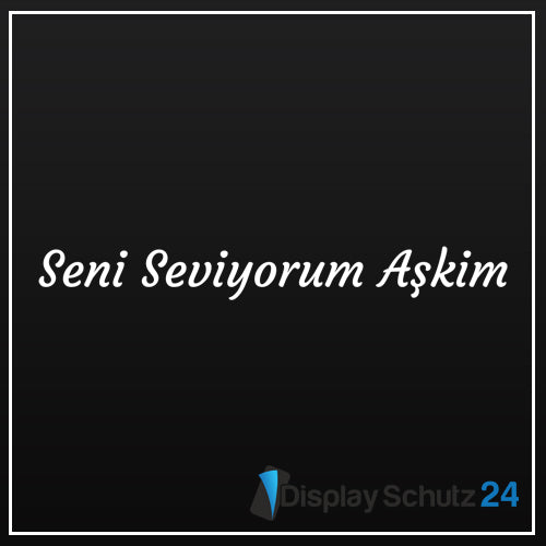 Seni Seviyorum Askim - Sticker